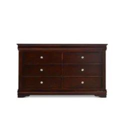 Ocala 6-Drawer Louis Philippe Dresser By Greyson Living - Cherry -Bed Frame Shop 1e3a10fa 8028 4779 95dc 13215f17c1b2