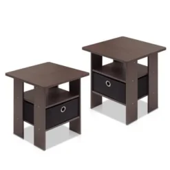 Porch & Den Cooper Square End Table/ Nightstand - Two Tables - Dark Walnut -Bed Frame Shop 1e669e07 1ee3 4e14 a2a7 0de7d2cd3acb