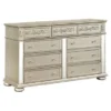 Silver Orchid Bowers Metallic Platinum 9-drawer Dresser - Metallic Platinum - 9-drawer