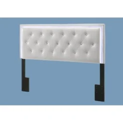 Best Quality Furniture Faux Leather Headboard With LED Lights - Black -Bed Frame Shop 1e781e23 18a4 4c3a 92c3 21b5447e83c1