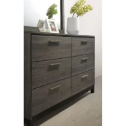 Roundhill Furniture Ioana 187 Antique Grey Finish Wood 6 Drawers Dresser - Grey - 9-drawer -Bed Frame Shop 1f36cdac 78cb 4cdc a078 dbcebfb4e86f