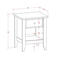 2-Pc Bed Set - Platform Bed And An Antique Walnut Night Stand - Dark Brown Faux Leather And Black Legs(Bed Size Options) - GB25K-1GA08 -Bed Frame Shop 1f7ab1ae c929 4748 ba0a 1a46e7aef402