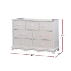 7 Drawers Wooden Dresser - White -Bed Frame Shop 1fcf6f3d ef26 4168 a06b d2f282f67caf
