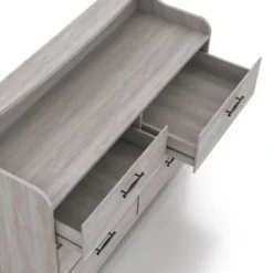 DH BASIC Simple Transitional 47-inch Wide 6-Drawer Double Dresser By Denhour - Coastal White -Bed Frame Shop 212209c6 5af4 42c0 9f0f 70d4b4abee20