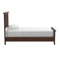 INSPIRED By Bassett Modern Mission Vintage Oak Finish Bed Set - King/Eastern King -Bed Frame Shop 23fa916e d09d 4421 b641 f166295d4186