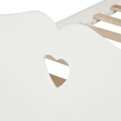 Merax Twin Platform Bed With Love Shaped Headboard And Footboard - Pink -Bed Frame Shop 25123d86 e282 4be8 b445 64181f437b27