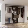 Boahaus Kassel Armoire (Brown) - Brown