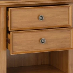 WYNDENHALL Halifax SOLID WOOD 24 Inch Wide Bedside Nightstand Table - Natural Aged Brown -Bed Frame Shop 279c8ca6 4fac 4b43 859c 4445eda394a8