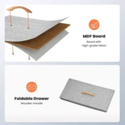 Pellebant 6 Drawers Vertical Storage Tower - Grey - 6-drawer -Bed Frame Shop 285980af 2159 4b22 bc9e 3d44f3e01768