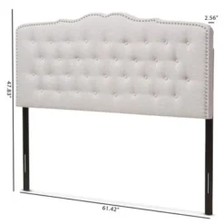 Copper Grove Craik Contemporary Fabric Headboard - Beige - Full -Bed Frame Shop 28c0f4cc 645e 471e 86d3 4bcd1b14c3dc