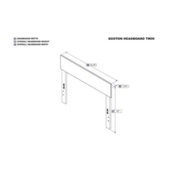 Boston Headboard - White - Queen -Bed Frame Shop 29209af6 261f 4619 9779 942c15f4d67c