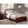 Richmond Full Platform Bed With Matching Footboard In Walnut - Walnut - Full