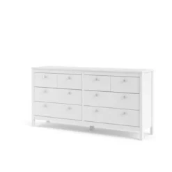 Porch & Den Madrid 8 Drawer Double Dresser - White - 8-drawer -Bed Frame Shop 2b1771d0 2d81 4f75 b866 813d7604c37c