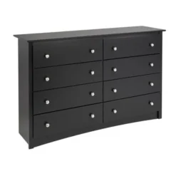 Prepac Sonoma 8 Drawer Double Dresser For Bedroom, Wide Chest Of Drawers, Traditional Bedroom Furniture - Drifted Gray -Bed Frame Shop 2bbde1a5 3ffb 45a0 b48a 05cf3336dd1f