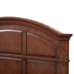 Harbor Point Rustic Cherry Arched Panel Bed By Greyson Living - King -Bed Frame Shop 2d80b039 696e 4f2c a31a 2357902af8e8
