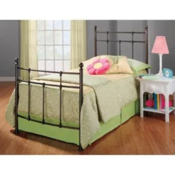 Providence Twin Bed Set Rails Not Included, Anitque Bronze - Antique Bronze - Twin