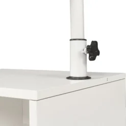 2-Drawers Wooden Nightstand With Adjustable Height,Swivel Top - White -Bed Frame Shop 2f72a35d 47c4 496f 8d6f b47224531d92