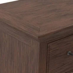 Modern Mission King Bedroom Set With 2 Nightstands, 1 Chest And 1 Vanity With Bench - Vintage Oak - King - 6 Piece -Bed Frame Shop 31507f18 6cae 4790 8215 26f9706a0545