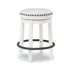 Valebeck Upholstered Swivel Stool (1/CN)
