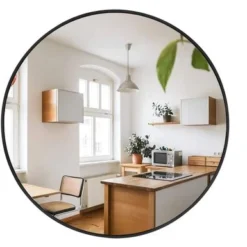 Round Mirror Circle Mirror 32 Inch Wall Mirror - 32*32*1.1 Inch - Silver -Bed Frame Shop 332d149e ccc6 47bb b899 826ce5ec8240