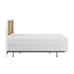 Hillsdale Furniture Serena Wood And Cane Panel Bed - Chocolate - Queen -Bed Frame Shop 348032e7 4064 49d2 a8fd 3e69d3fd8703