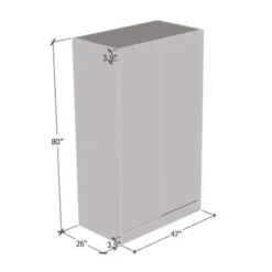 Aria High Gloss 2-door Modern Wardrobe With Mirror - Wenge-47" -Bed Frame Shop 35131de7 30c9 4090 819e 419006065ab0