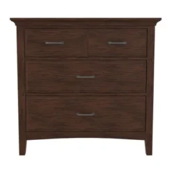Modern Mission King Bedroom Set With 2 Nightstands, 1 Chest And 1 Vanity With Bench - Vintage Oak - King - 6 Piece -Bed Frame Shop 3554cbd2 c591 4a14 a6b4 dc2db68f25c7