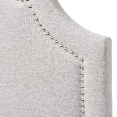 Baxton Studio Taylor & Olive Founders Upholstered Headboard - Grey 8 Baxton Studio Taylor & Olive Founders Upholstered Headboard - Grey - Image 8