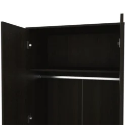 FM Furniture Rio 71-inch Tall Double Door Armoire With 1 Cabinet, 1 Rod, And Hidden Drawer - White -Bed Frame Shop 35b90250 8a45 4bf4 985c b0c3d3ae5bea