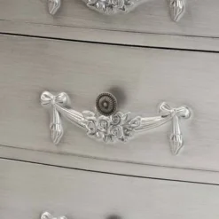 Baxton Studio Callen Classic And Traditional Wood 3-Drawer End Table - Silver -Bed Frame Shop 380d0757 075d 4abd 9526 bca7743325e8