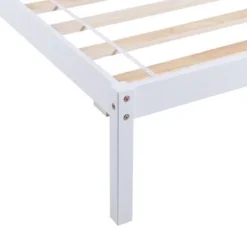 Wood Platform Bed Twin Size Platform Bed With Headboard - Grey -Bed Frame Shop 38150221 2a6a 4d0a 87a3 89c6e8769c24