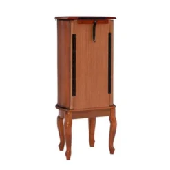 Jenna Jewelry Armoire Cherry -Bed Frame Shop 39625b38 1e0a 4652 9115 e2908e0cad59