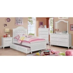 Wooden 5 Drawers Chest, White - 5-drawer -Bed Frame Shop 3a88ba6d 52a0 4540 948b 5e5c20b9ed09