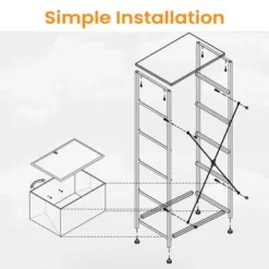 Pellebant 5 Drawers Vertical Storage Tower Organizer - Green - 5-drawer -Bed Frame Shop 3b1a6ac7 aa77 437a a026 1e0755110bff