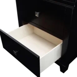 Perdella Contemporary Grey Fabric Tufted Low Profile 2-Piece Platform Bed With Nightstand Set By Furniture Of America - Eastern King -Bed Frame Shop 3c2d13f4 6e00 437f b113 fbac93769902