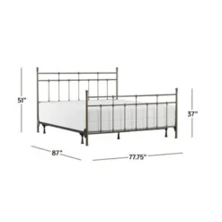 Providence Antique Finial Vintage Inspired Bed - Antique Bronze - Twin -Bed Frame Shop 3ca1a1e0 e623 4dd9 a98e d92dc5b9f3e2