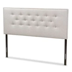 Contemporary Fabric Headboard By Baxton Studio - Grey - Twin -Bed Frame Shop 3cffd419 f54e 434d acf7 458f1e844cf9
