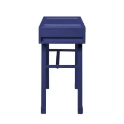 One Drawer Metal Frame Vanity Desk - Gunmetal -Bed Frame Shop 3df79cf5 3adf 4656 a716 afc7acfad481