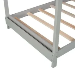 Merax Twin Size House Platform Bed With Headboard - White -Bed Frame Shop 3ee1ca5d 2847 43c8 9c48 126261978ff3