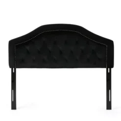 Killian Glam Velvet Full/Queen Headboard By Christopher Knight Home - Black -Bed Frame Shop 3f214d3d 61e0 43bd b32e 9892cda22ae9