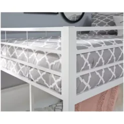 Broshard Twin Over Twin Metal Bunk Bed -Bed Frame Shop 3f410a41 23c6 4f76 b07e 3eb8eb6ddce6