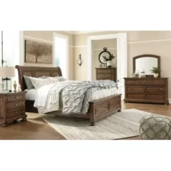 Flynnter Two Drawer Night Stand -Bed Frame Shop 3f7359dd 13e0 4c83 9e3f c08688b23d66