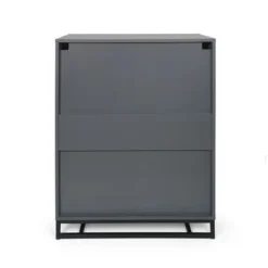 Beeson 2 Piece 4 Drawer Dresser And Nightstand Bedroom Set By Christopher Knight Home - Maple/Black -Bed Frame Shop 417ce402 ee99 43da 8b88 a9a63462a022