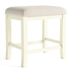 Copper Grove Alchemilla Cream Vanity Table, Stool, And Mirror - Cream -Bed Frame Shop 42860619 5d5f 4bfa 87ed 5a48ab295096