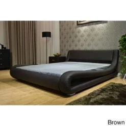 Contemporary Upholstered Bed - King - Red -Bed Frame Shop 4305ed48 833c 4198 9850 fc756cfb8398