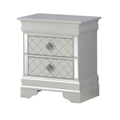 Verona Mirrored Wood 2-drawer Nightstand - Charcoal -Bed Frame Shop 43fc43e2 f1f6 49d0 8031 9badac6a80f6