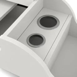 DH BASIC Contemporary White 47-inch Wall Mounted Makeup Vanity By Denhour - Coastal White -Bed Frame Shop 44156ab8 b646 46ba b2ed 6913e46c9e7e