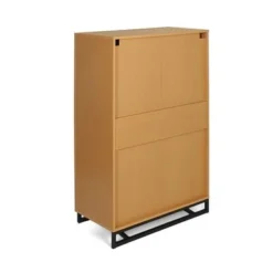 Beeson 5 Drawer Dresser By Christopher Knight Home - Maple/Black -Bed Frame Shop 44738595 e994 4748 9936 3abc3a618876