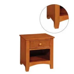 Wooden Nightstand With A Drawer - Cherry -Bed Frame Shop 4538f81b c31f 4468 9a70 c97847b878a3