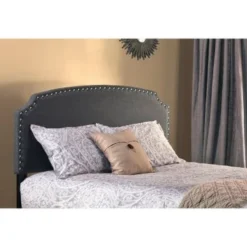 Copper Grove Wurzach Dark Grey Linen-upholstered Headboard - Full